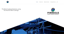 Desktop Screenshot of pinnaclecoatingsgroup.com